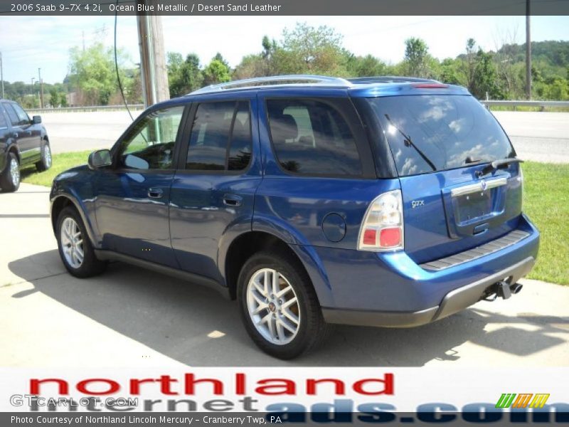 Ocean Blue Metallic / Desert Sand Leather 2006 Saab 9-7X 4.2i