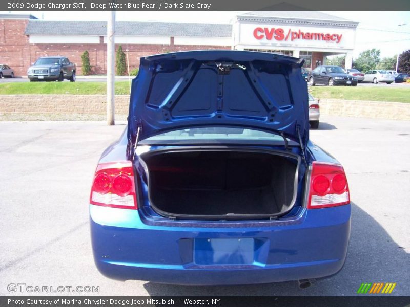 Deep Water Blue Pearl / Dark Slate Gray 2009 Dodge Charger SXT