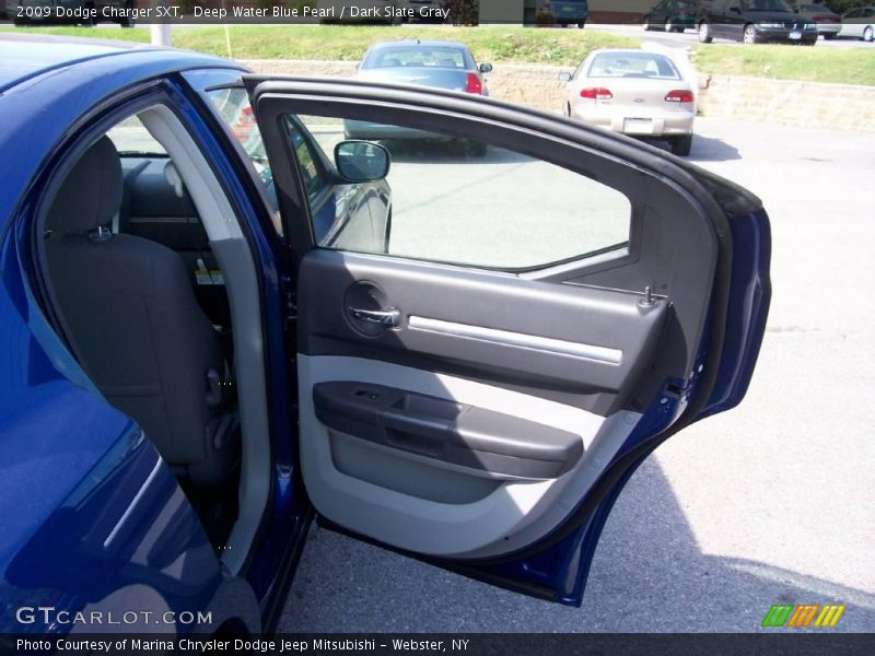 Deep Water Blue Pearl / Dark Slate Gray 2009 Dodge Charger SXT