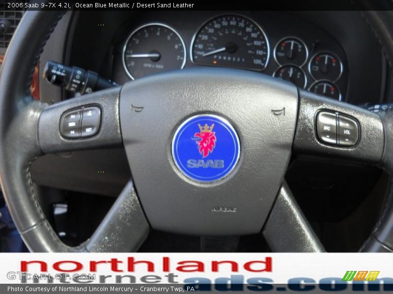 Ocean Blue Metallic / Desert Sand Leather 2006 Saab 9-7X 4.2i