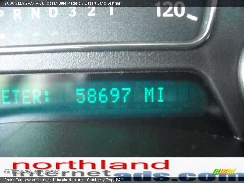 Ocean Blue Metallic / Desert Sand Leather 2006 Saab 9-7X 4.2i