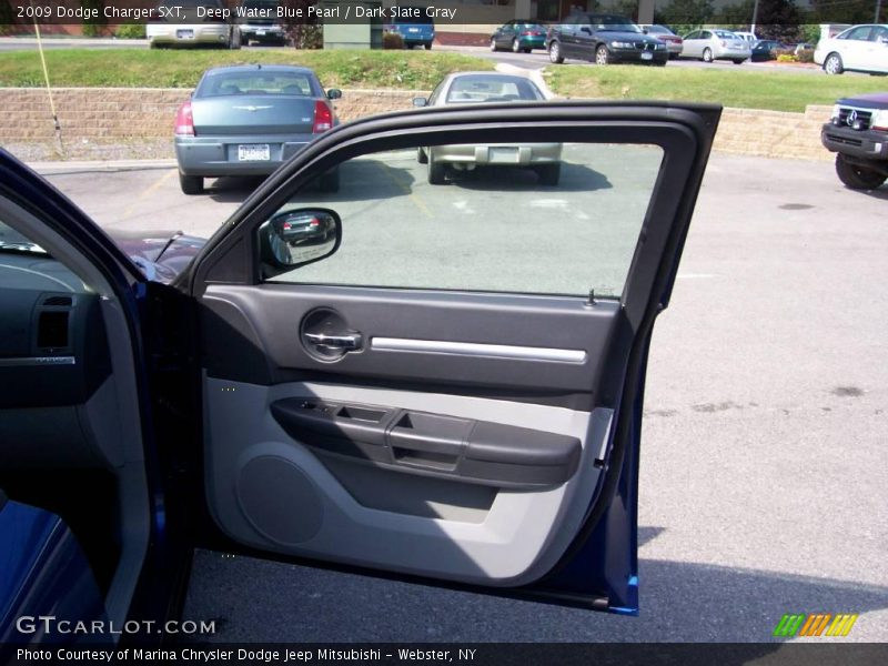 Deep Water Blue Pearl / Dark Slate Gray 2009 Dodge Charger SXT