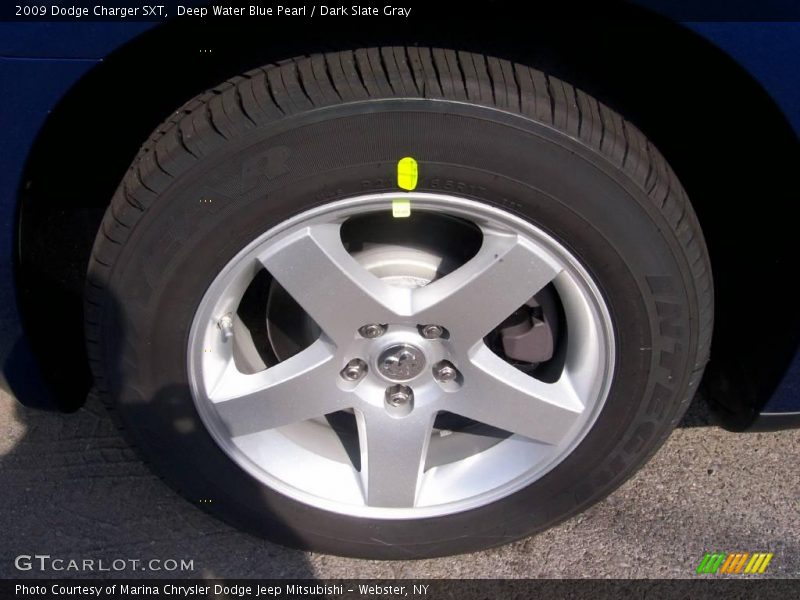 Deep Water Blue Pearl / Dark Slate Gray 2009 Dodge Charger SXT