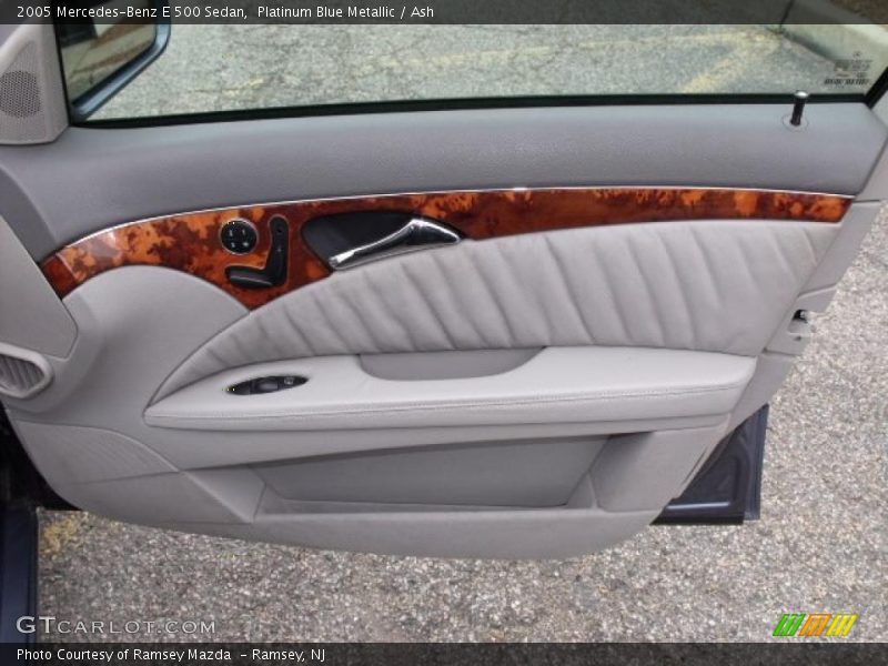 Platinum Blue Metallic / Ash 2005 Mercedes-Benz E 500 Sedan