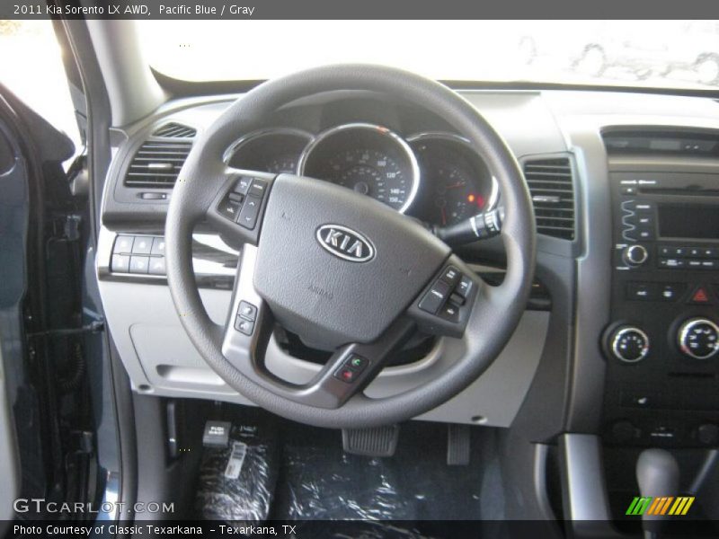Pacific Blue / Gray 2011 Kia Sorento LX AWD