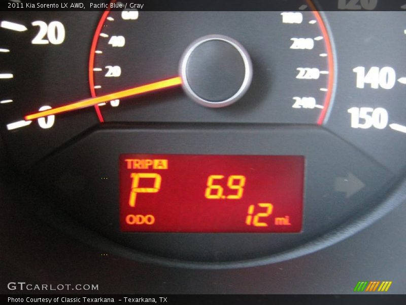 Pacific Blue / Gray 2011 Kia Sorento LX AWD