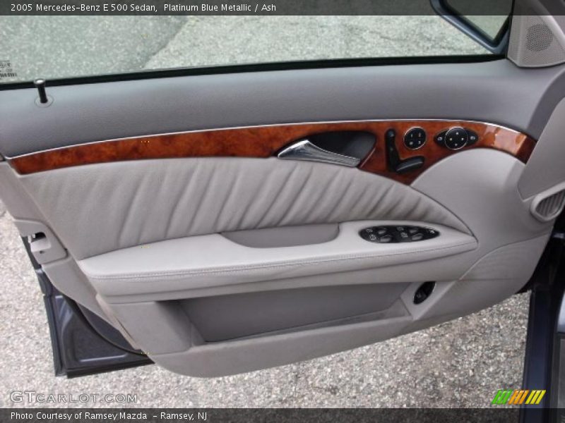 Platinum Blue Metallic / Ash 2005 Mercedes-Benz E 500 Sedan