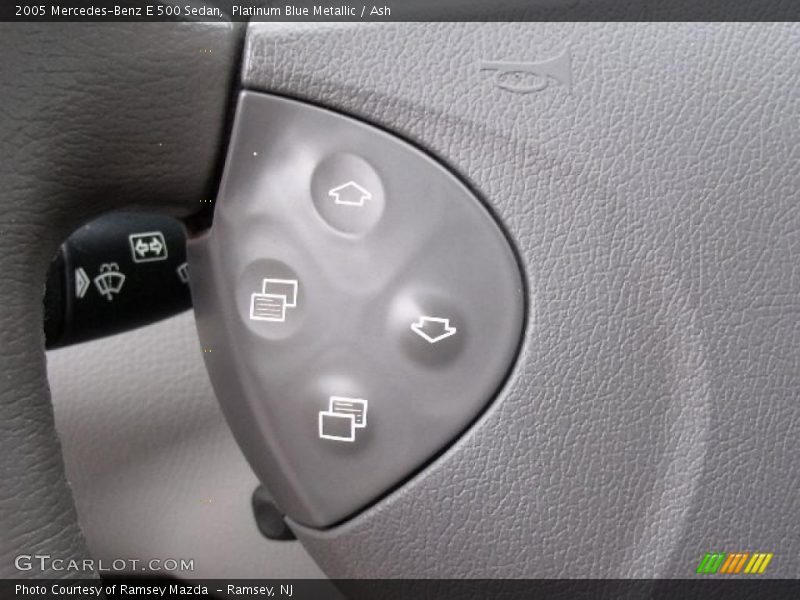 Platinum Blue Metallic / Ash 2005 Mercedes-Benz E 500 Sedan