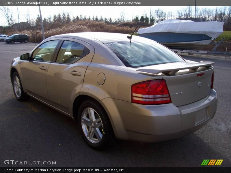 Light Sandstone Metallic / Dark Khaki/Light Graystone 2009 Dodge Avenger SXT