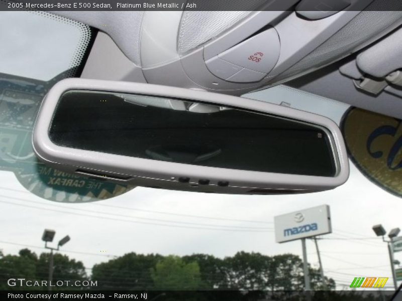 Platinum Blue Metallic / Ash 2005 Mercedes-Benz E 500 Sedan