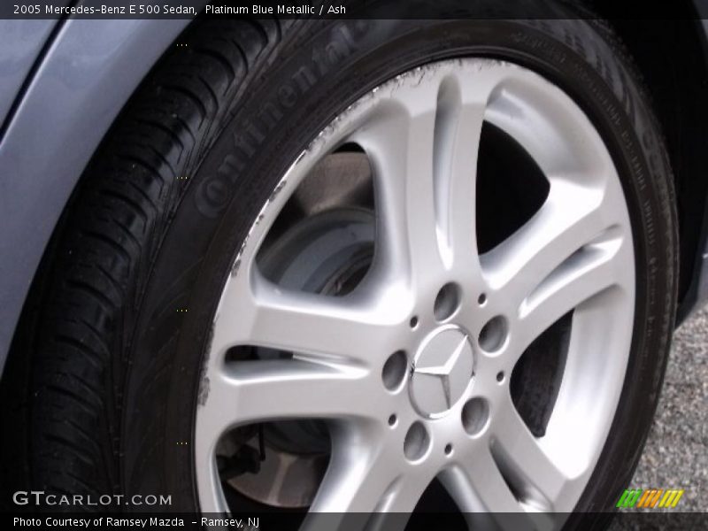 Platinum Blue Metallic / Ash 2005 Mercedes-Benz E 500 Sedan