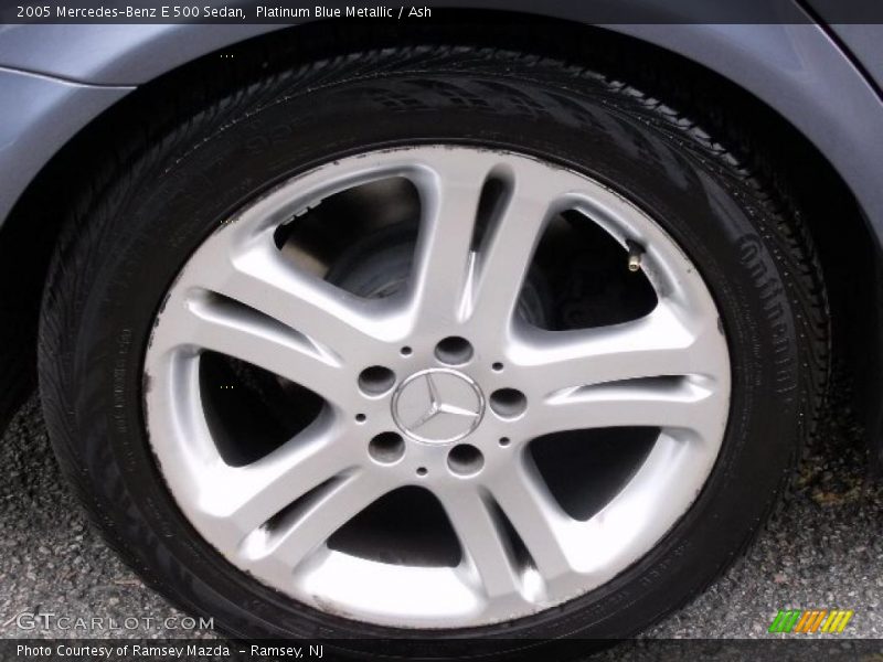 Platinum Blue Metallic / Ash 2005 Mercedes-Benz E 500 Sedan