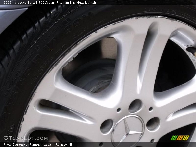 Platinum Blue Metallic / Ash 2005 Mercedes-Benz E 500 Sedan