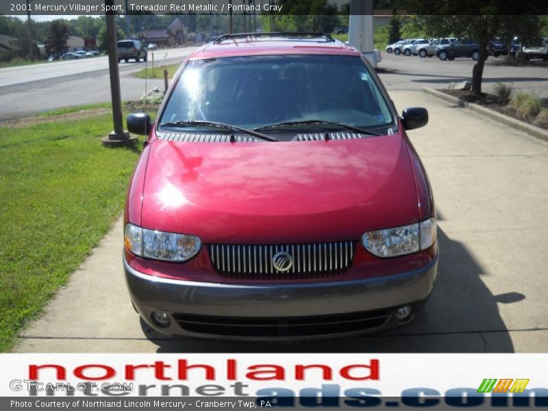 Toreador Red Metallic / Portland Gray 2001 Mercury Villager Sport