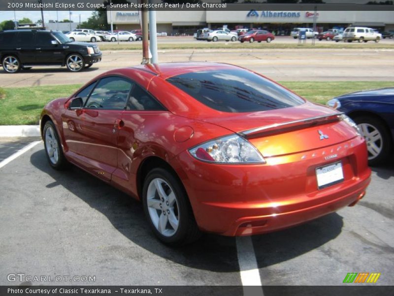 Sunset Pearlescent Pearl / Dark Charcoal 2009 Mitsubishi Eclipse GS Coupe