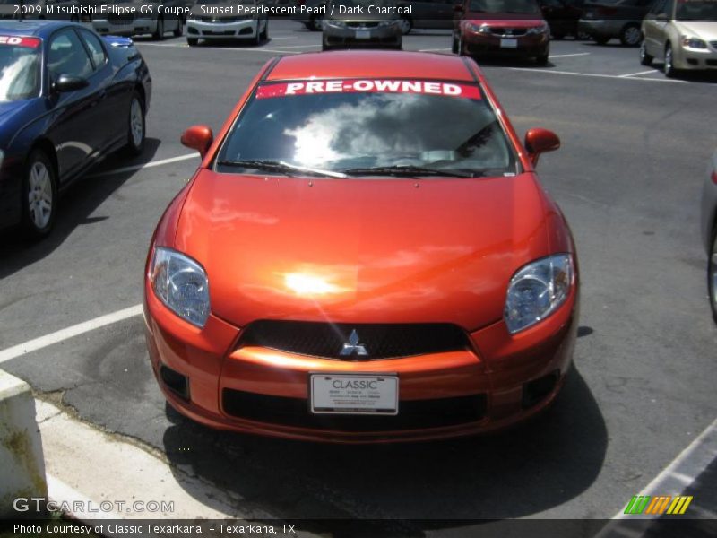 Sunset Pearlescent Pearl / Dark Charcoal 2009 Mitsubishi Eclipse GS Coupe