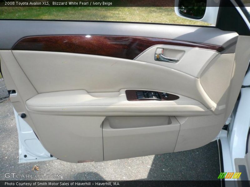 Blizzard White Pearl / Ivory Beige 2008 Toyota Avalon XLS
