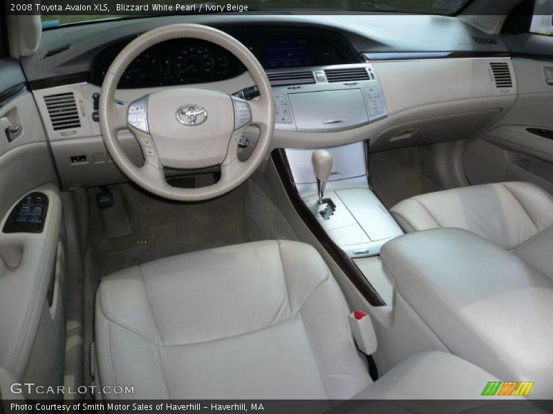 Blizzard White Pearl / Ivory Beige 2008 Toyota Avalon XLS