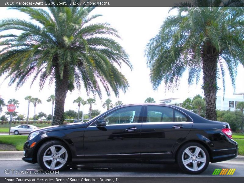 Black / Almond/Mocha 2010 Mercedes-Benz C 300 Sport