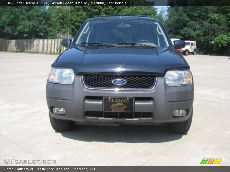 Aspen Green Metallic / Medium/Dark Pebble 2004 Ford Escape XLT V6