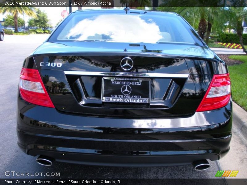 Black / Almond/Mocha 2010 Mercedes-Benz C 300 Sport