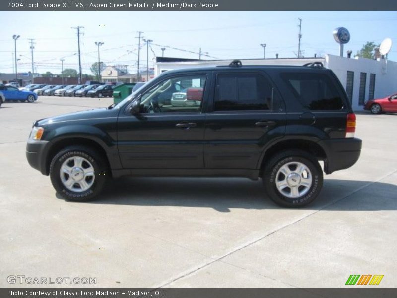 Aspen Green Metallic / Medium/Dark Pebble 2004 Ford Escape XLT V6
