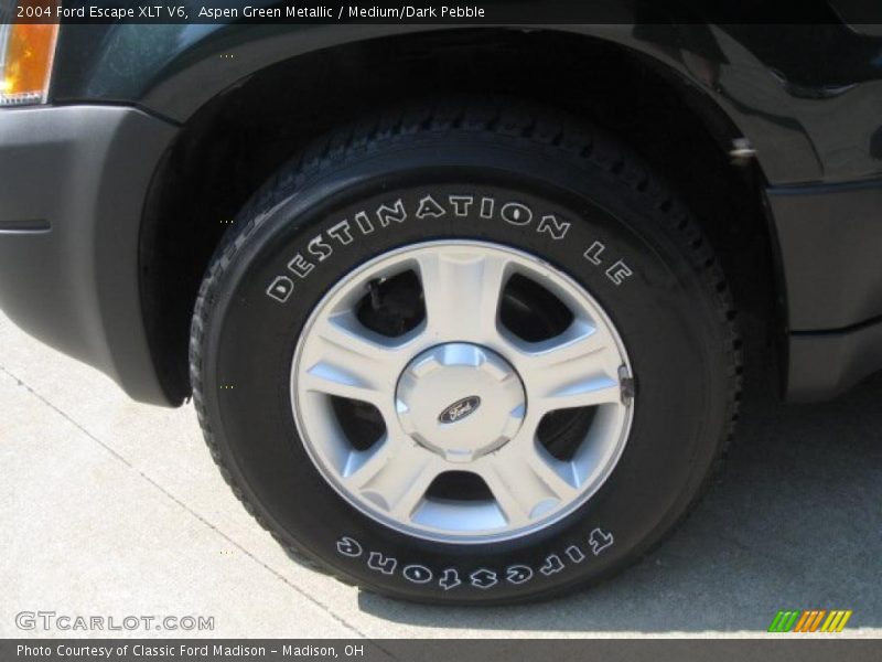 Aspen Green Metallic / Medium/Dark Pebble 2004 Ford Escape XLT V6