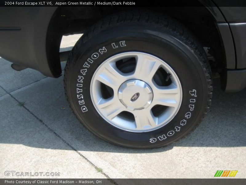 Aspen Green Metallic / Medium/Dark Pebble 2004 Ford Escape XLT V6