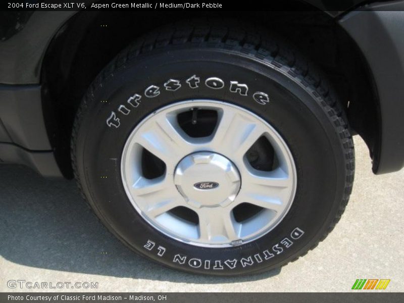 Aspen Green Metallic / Medium/Dark Pebble 2004 Ford Escape XLT V6