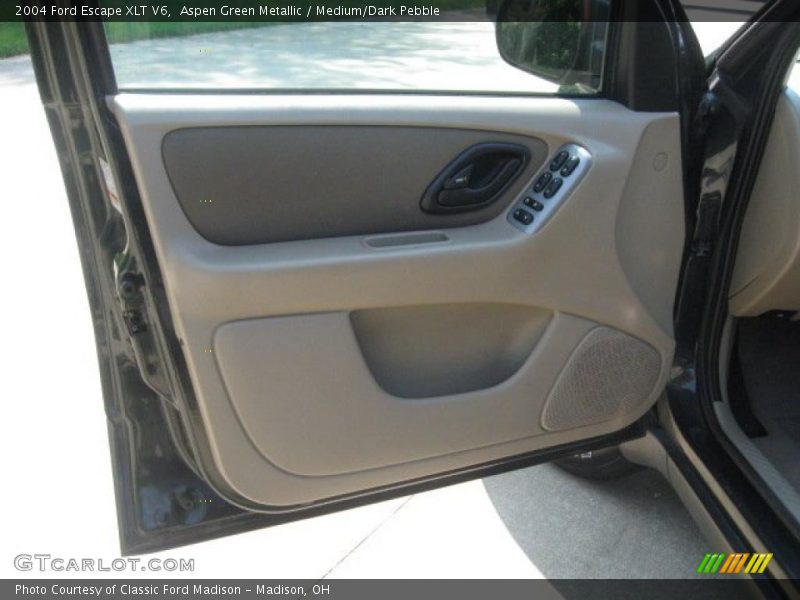 Aspen Green Metallic / Medium/Dark Pebble 2004 Ford Escape XLT V6