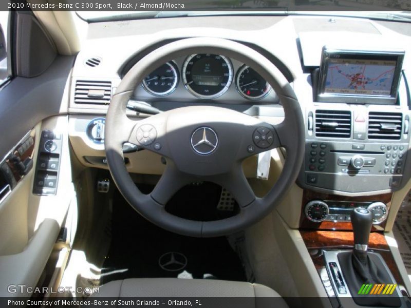 Black / Almond/Mocha 2010 Mercedes-Benz C 300 Sport