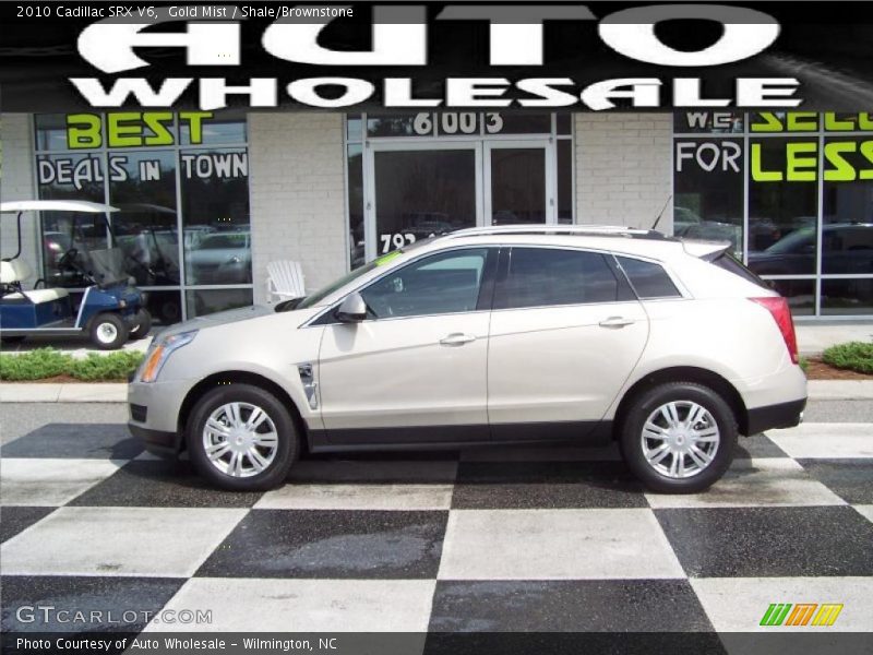 Gold Mist / Shale/Brownstone 2010 Cadillac SRX V6