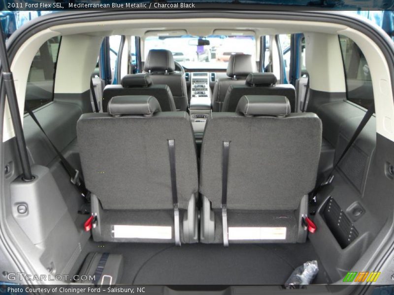Mediterranean Blue Metallic / Charcoal Black 2011 Ford Flex SEL