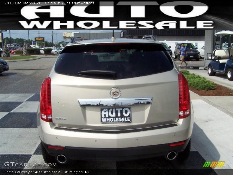 Gold Mist / Shale/Brownstone 2010 Cadillac SRX V6