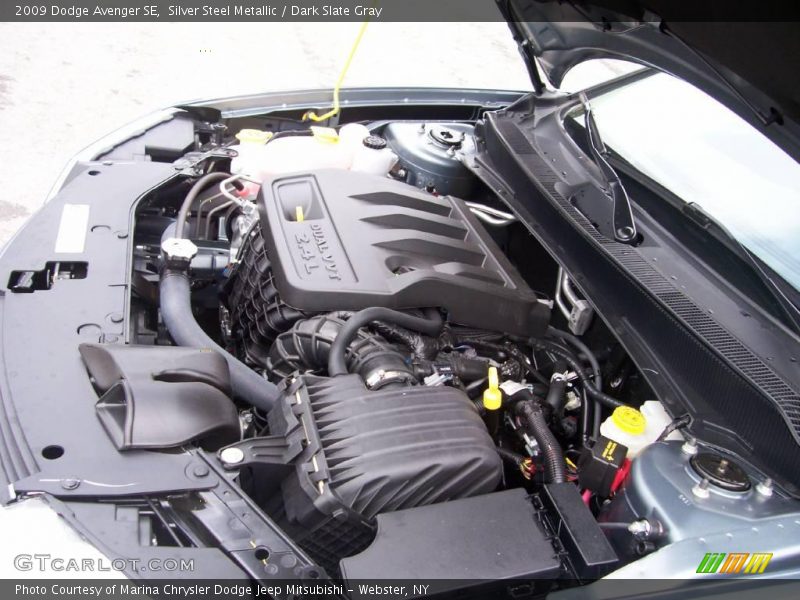 Silver Steel Metallic / Dark Slate Gray 2009 Dodge Avenger SE