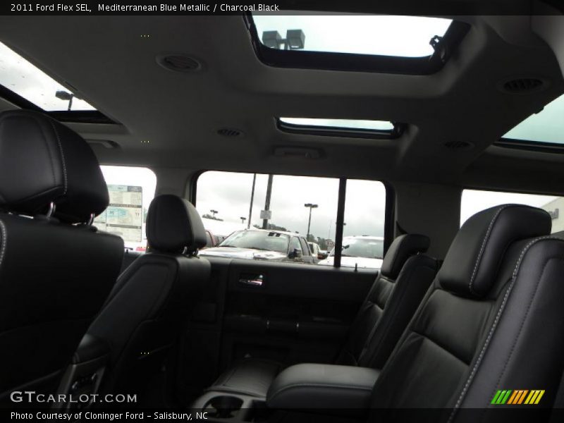Mediterranean Blue Metallic / Charcoal Black 2011 Ford Flex SEL