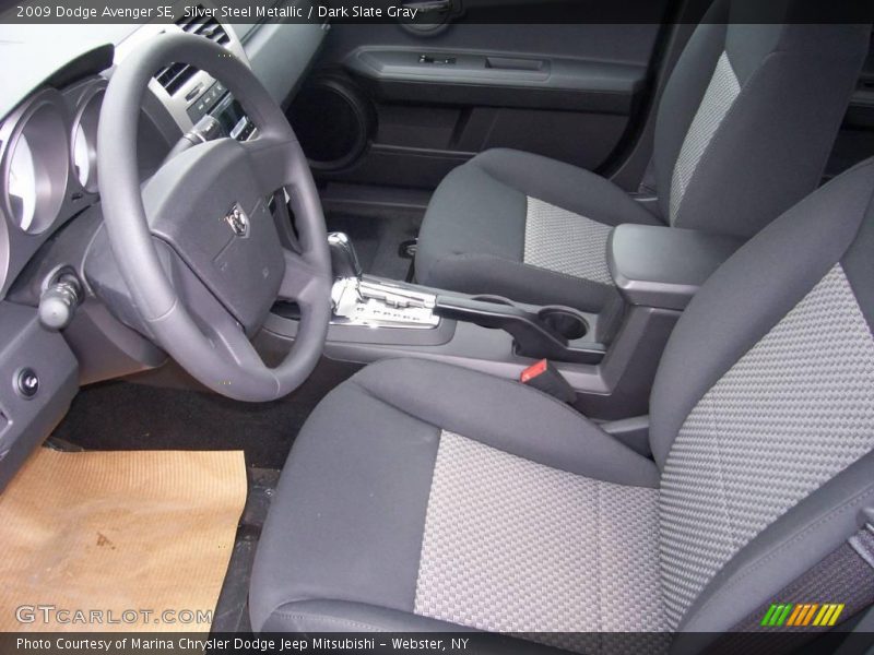 Silver Steel Metallic / Dark Slate Gray 2009 Dodge Avenger SE