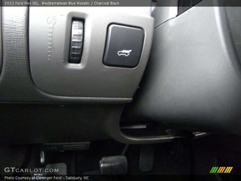 Mediterranean Blue Metallic / Charcoal Black 2011 Ford Flex SEL