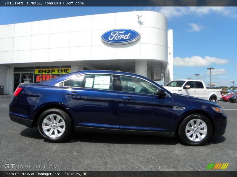 Kona Blue / Light Stone 2011 Ford Taurus SE