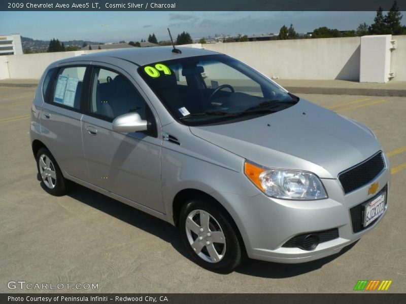 Cosmic Silver / Charcoal 2009 Chevrolet Aveo Aveo5 LT