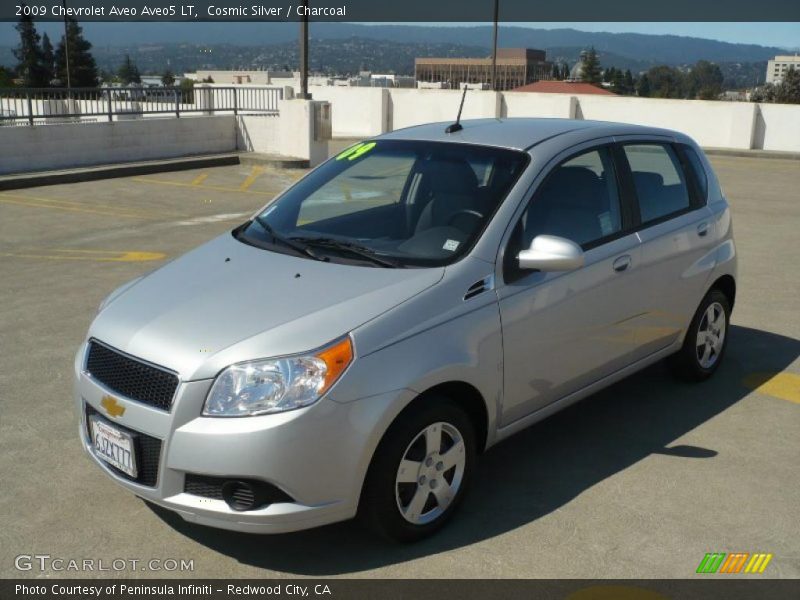 Cosmic Silver / Charcoal 2009 Chevrolet Aveo Aveo5 LT