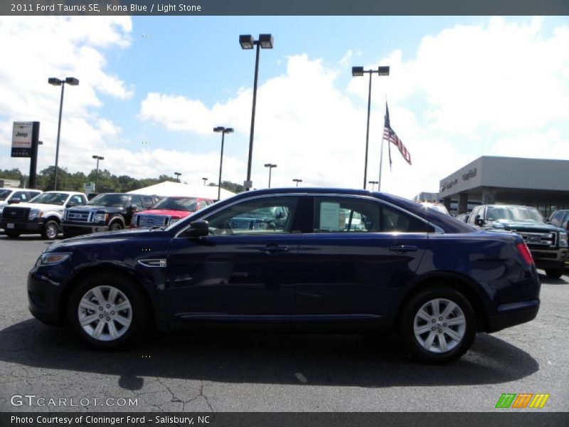 Kona Blue / Light Stone 2011 Ford Taurus SE