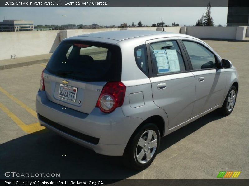 Cosmic Silver / Charcoal 2009 Chevrolet Aveo Aveo5 LT