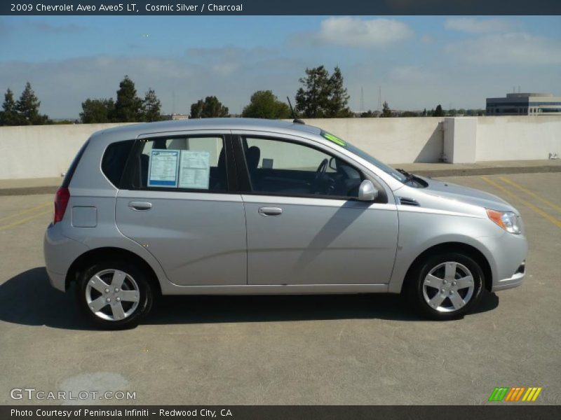 Cosmic Silver / Charcoal 2009 Chevrolet Aveo Aveo5 LT