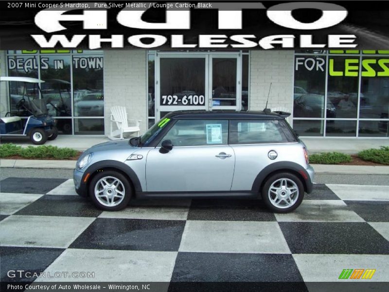 Pure Silver Metallic / Lounge Carbon Black 2007 Mini Cooper S Hardtop