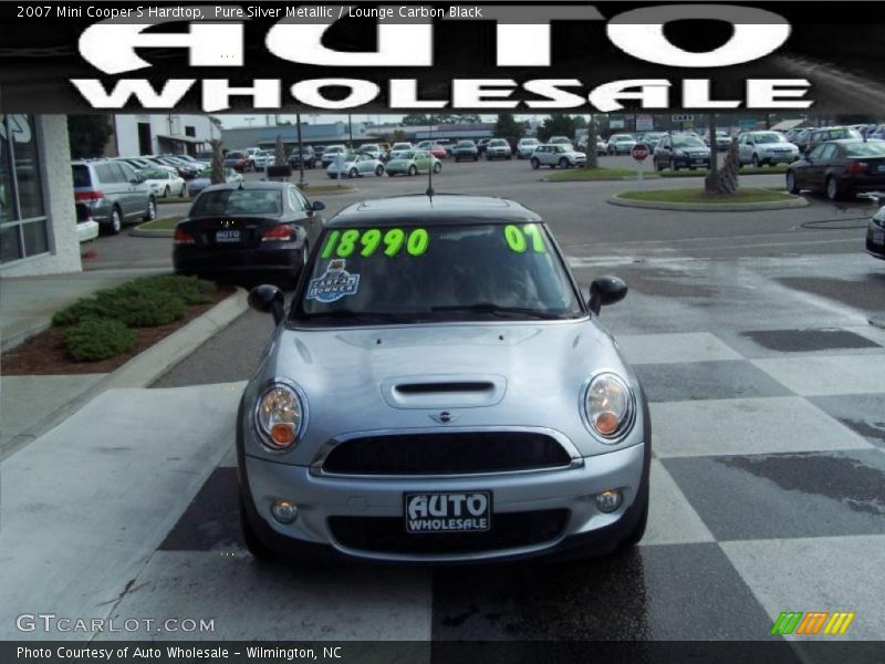 Pure Silver Metallic / Lounge Carbon Black 2007 Mini Cooper S Hardtop