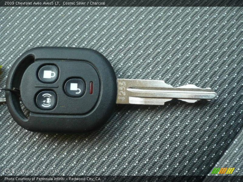 Cosmic Silver / Charcoal 2009 Chevrolet Aveo Aveo5 LT
