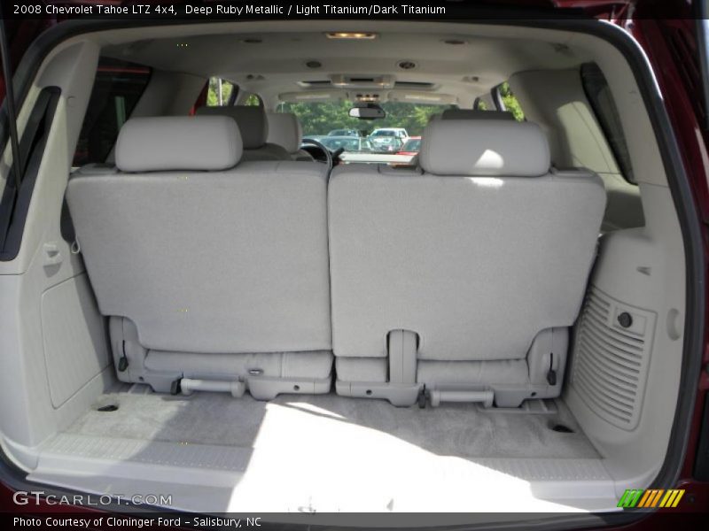 Deep Ruby Metallic / Light Titanium/Dark Titanium 2008 Chevrolet Tahoe LTZ 4x4