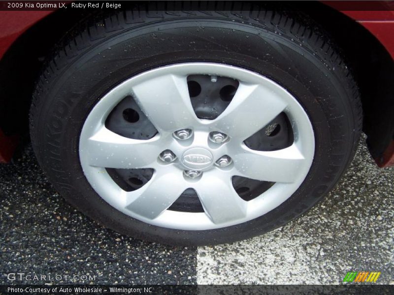 Ruby Red / Beige 2009 Kia Optima LX