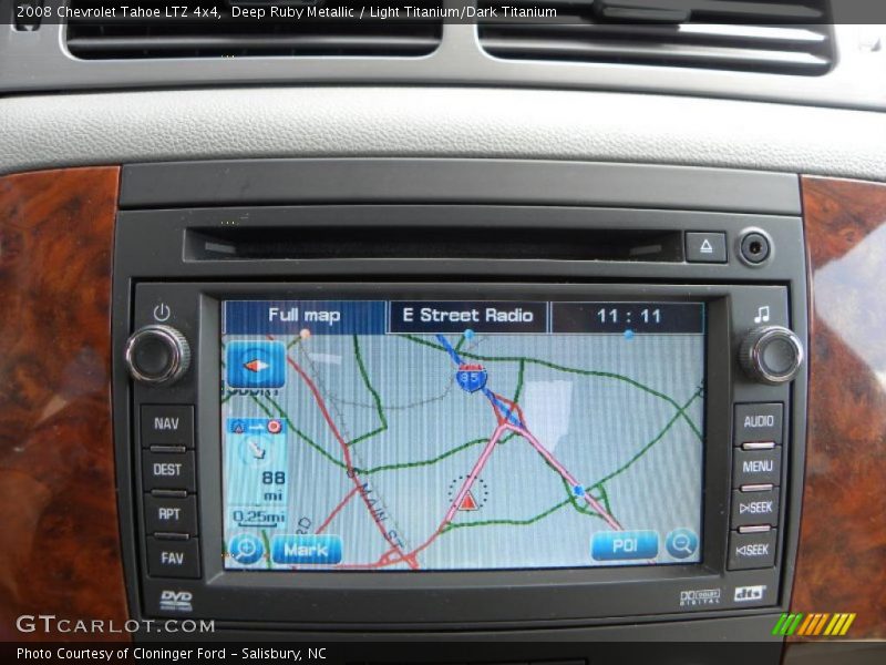 Deep Ruby Metallic / Light Titanium/Dark Titanium 2008 Chevrolet Tahoe LTZ 4x4